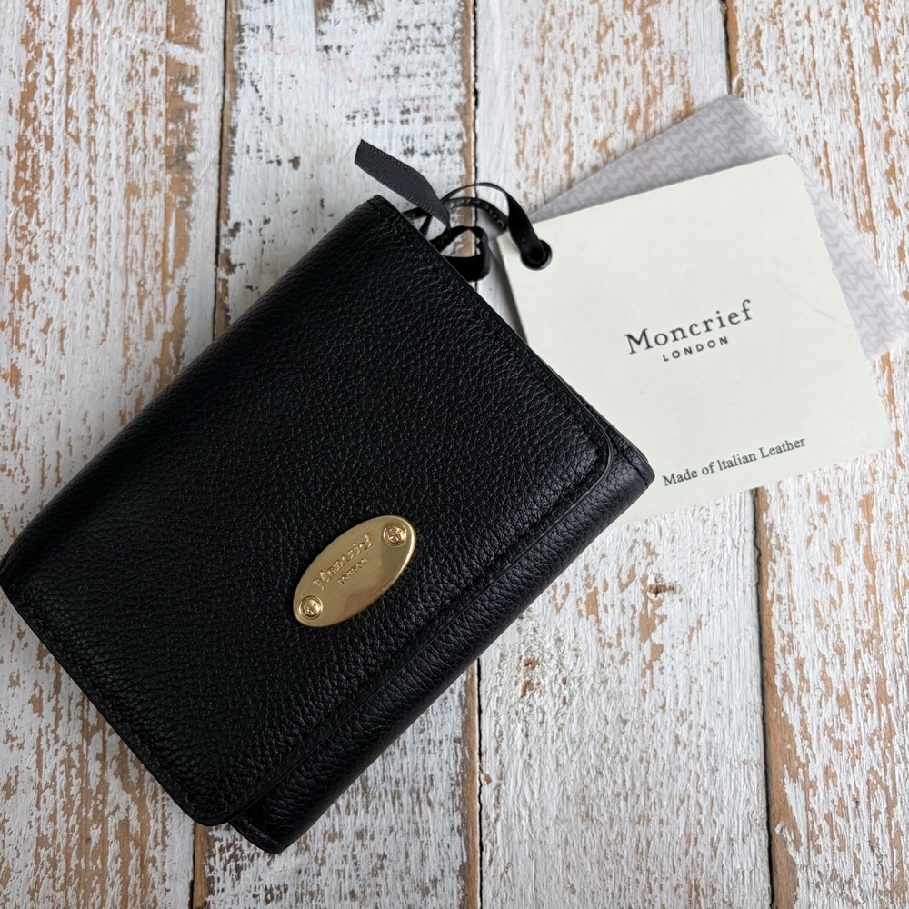 Moncrief London Black Leather Wallet